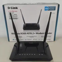 مودم روتر وای فای دو آنتن D-Link N300 مدل 2740u