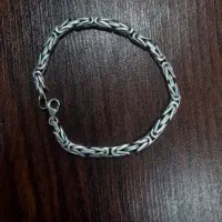 دستبند نقره کرال