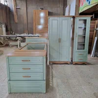 تخت وکمد نوزاد ام دی اف وکیوم|تخت و سرویس خواب|مشهد, خواجه ربیع|دیوار