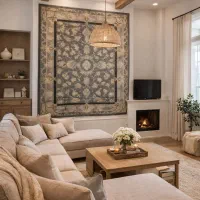 فرش دستباف گونه دیزاین1200 بانشان استاندارد 45%OFF