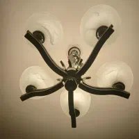 لوستر چوبی مدرن