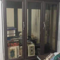 کمد بوفه کتابخانه|کتابخانه، شلف، قفسه‌های دیواری|کرج, شاهین‌ویلا|دیوار