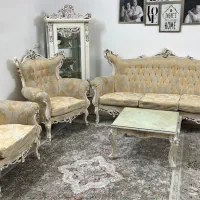 مبل استیل سلطنتی ۹نفره و میزناهارخوری