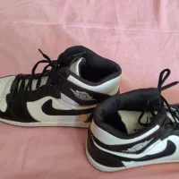 کفش کتونی ساقدار نوشماره 44 مشکی سفید ایرجردن|کیف، کفش، کمربند|هشتگرد, فاز ۱ مهستان|دیوار