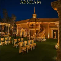 باغ تالار عمارت آرشام  گرمدره شهرقدس