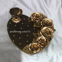 سینی حنا ، دسته گل حنا ، اکسسوری حنایی|صنایع دستی و سایر لوازم تزئینی|شیراز, شهرک فرهنگیان|دیوار
