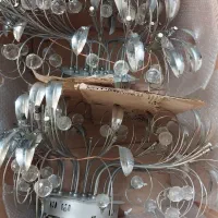 لوستر سقفی دوعدد باکنترل خاموش روشن|لوستر و چراغ آویز|ری, دولتآباد|دیوار