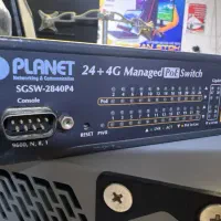 سوییچ شبکه ۲۴ پورت POE پلنت WGSW-28040P4
