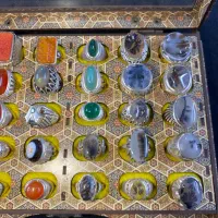 انگشترگردنبند دستبند شجر اوپال موزونایت عقیق یمن