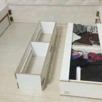 تخت ۲ نفره ۱۶۰ ملامین سفید|تخت و سرویس خواب|اصفهان, شهرک ولیعصر|دیوار