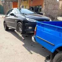 یدک کش امدادخودرو خودروبر جرثقیل با چرخ هیدرولیک