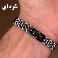 دستبند رولکس استیل طلایی