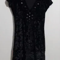 پیراهن مخمل کوتاه مجلسی