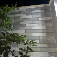 ۱۷ متر کاشی آجری درجه یک سفید و خاکستری ۳۰ در ۹۰