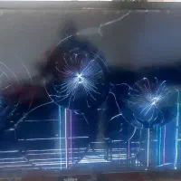 تلویزیون ۵۵ اینچ سونی شکسته