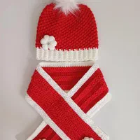 شال و کلاه بافتنی