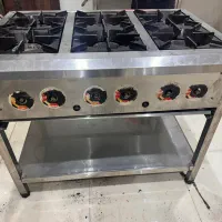 گاز ۶ شعله استیل