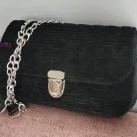 کیف مخملی  با هر رنگ و سایر انجام میدم