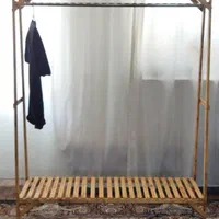 رگال چوبی لباس مناسب مغازه لباسفروشی سیسمونی دکور
