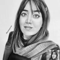 سفارش نقاشی چهره سیاهقلم