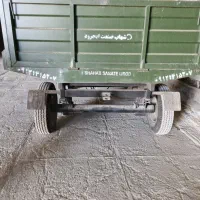 تریلی چهار چرخ تقویت شده دو جکه لاستیک خاوری ر|ماشینآلات صنعتی|زنجان, |دیوار