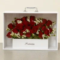 باکس گل تبریک تولد ، باکس رز ممتاز