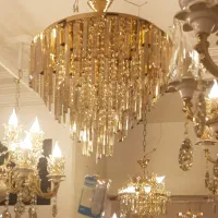 ۸شعله لوستر ایتالیائی، اقساط ۱۲ ماهه از دم قسط|لوستر و چراغ آویز|اراک, |دیوار