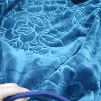 پتو گلبافت ونرمین دو نفره|رختخواب، بالش، پتو|رامهرمز, |دیوار