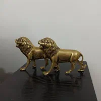مجسمه شیر برنز برنزی اصل قدیمی
