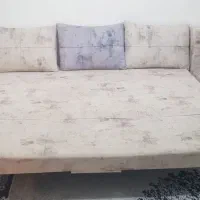 فروش مبل راحتی ۳نفری/تخت خواب شو دو نفری/کاملا طبی