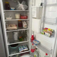 یخچال فریزر دوقلو رنگ سیلور سیلوان شیک و جادار|یخچال و فریزر|ماکو, |دیوار