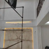 کاشی کاری  پرسلان گچ کاری قاب بندی دیوار|خدمات پیشه و مهارت|تهران, مرزداران|دیوار