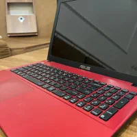 لپتاپ Asus قرمز شیک،مناسب روزمره ونرم افزار مهندسی|رایانه همراه|ساوه, |دیوار