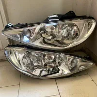چراغ جلو و موتور چراغ ۲۰۶ اسپرت و ساده درحد نو|قطعات یدکی و لوازم جانبی|تهران, دولاب|دیوار