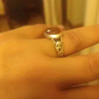 انگشتر نقره رکاب دست ساز ۱۴ گرم