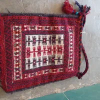 قالیچه و خورجین و تیور وجاقرآنی و وریس|فرش|لردگان, |دیوار