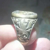 دو عدد انگشتر طلا روسی و برنجی