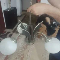 لوستر سه لامپ پرنور