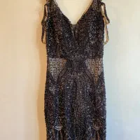 پیراهن مجلسی زنانه تمام کارشده شیک