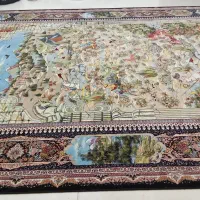 فرش شکارگاه|فرش|لاهیجان, شیشه گران|دیوار