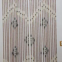 پرده، ریسه مهره چوبی