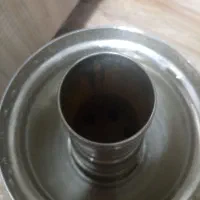 سماور نقره ای گازی