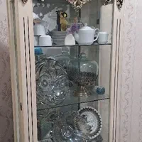 بوفه ایستاده چوبی ، ویترین