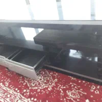 میز تلوزیون ام دی اف مشکی سالم