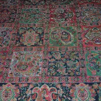 ست ۵ تیکه ترمه طرح خشتی (بته جقه)