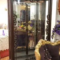 بوفه منبت دستساز  چوب گردو|بوفه، ویترین، کنسول|کرج, شاهین‌ویلا|دیوار