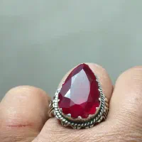 انگشترکاملادستساز یاقوت آفریقایی،شیک ومجلسی|جواهرات|بوشهر, |دیوار