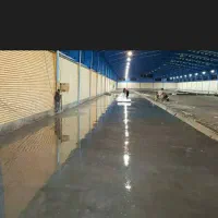 بتن ریزی کف با ماله پروانه ای واتومیکسر