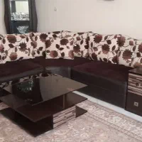 مبل ال + ۲ باکس و پاف|مبلمان خانگی و میز عسلی|تهران, جیحون|دیوار