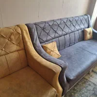مبلمان مبل پنج نفره تمیز و بدون افتادگی
